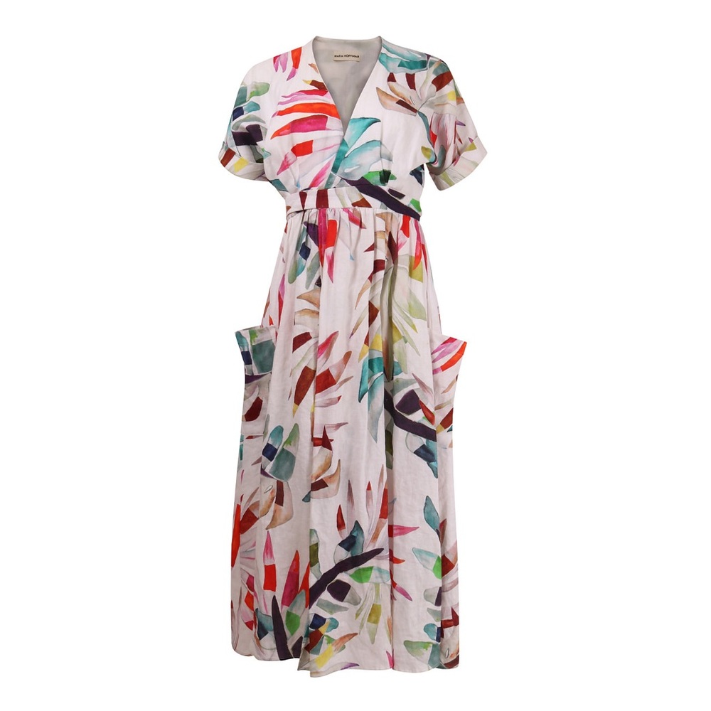 Mara Hoffman Maui Palm Wrap Dress